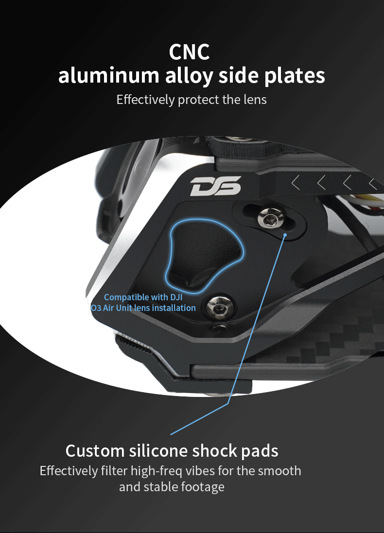 [D5-1] DeepSpace SEEKER5 5inch freestyle FPV Drone DJI O4 PRO with GPS 6S อุปกรณ์โดรน Drone