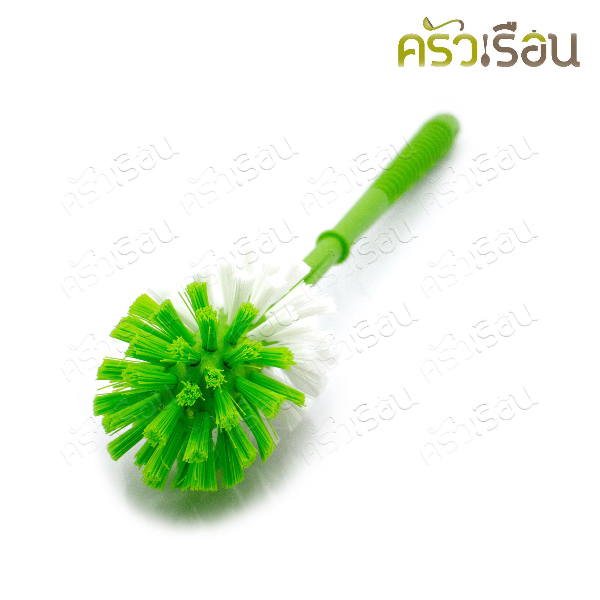 Toilet brush, round head, plastic handle, 38 cm. TB09