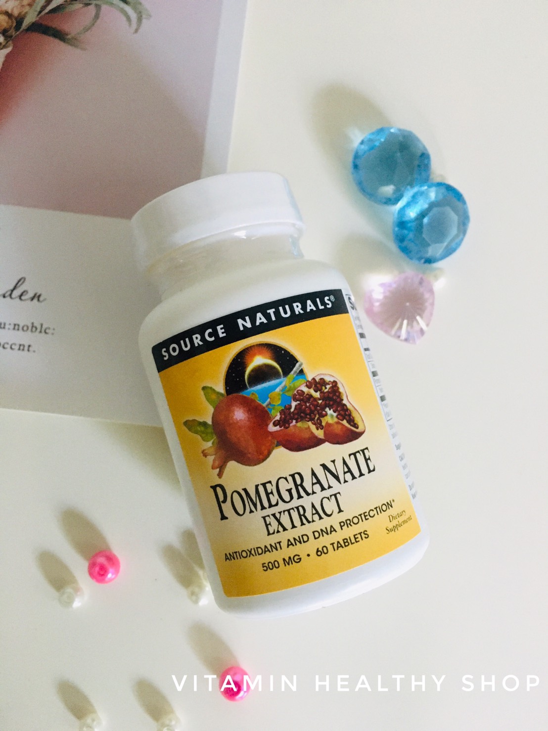 Source Naturals Pomegranate Extract 500 mg. 60 เม็ด