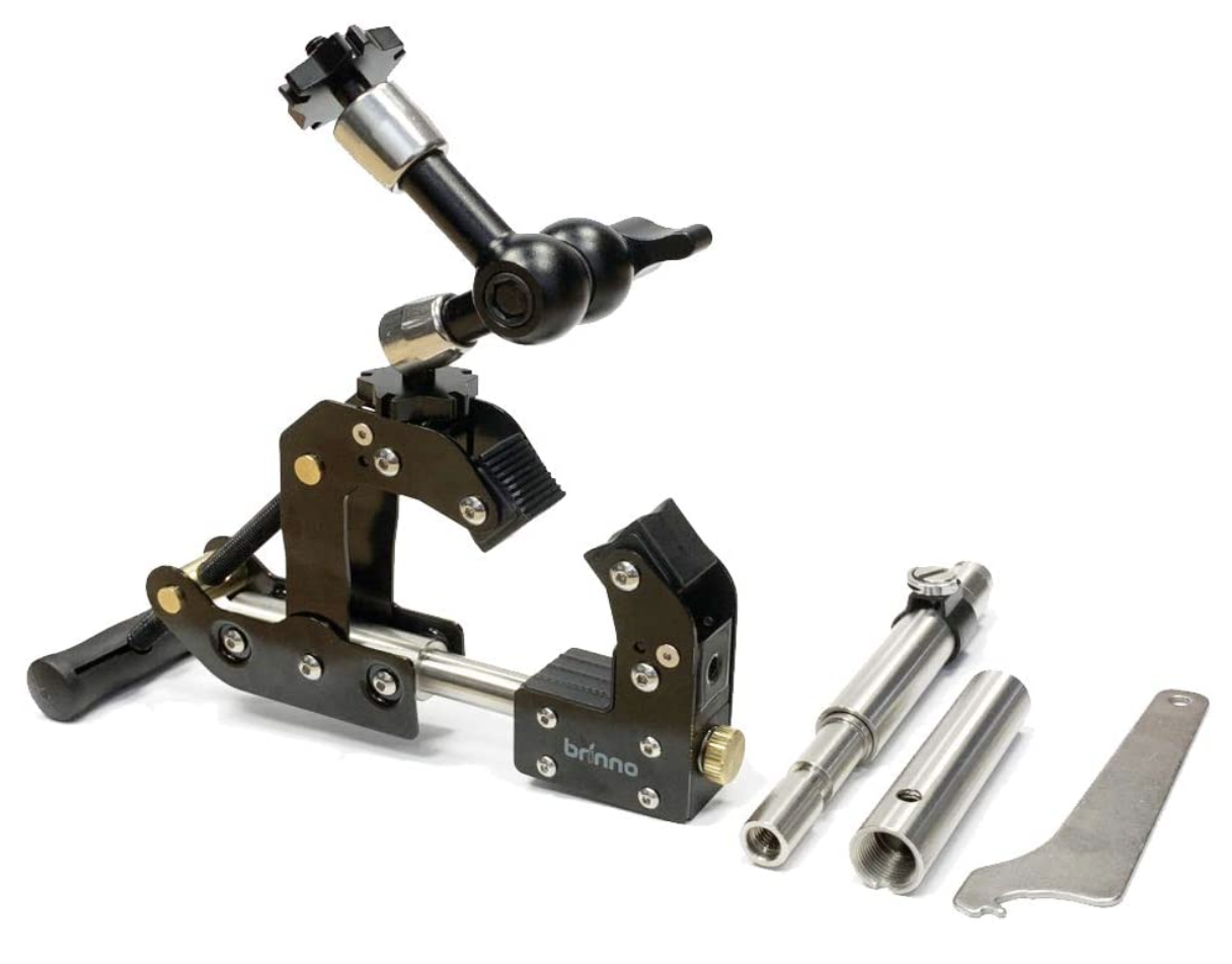 Brinno Camera Clamp Plus - Large, Industrial, Heavy-Duty Camera Mounting Kit with Magic Arm and Extension Poles ACC1000P