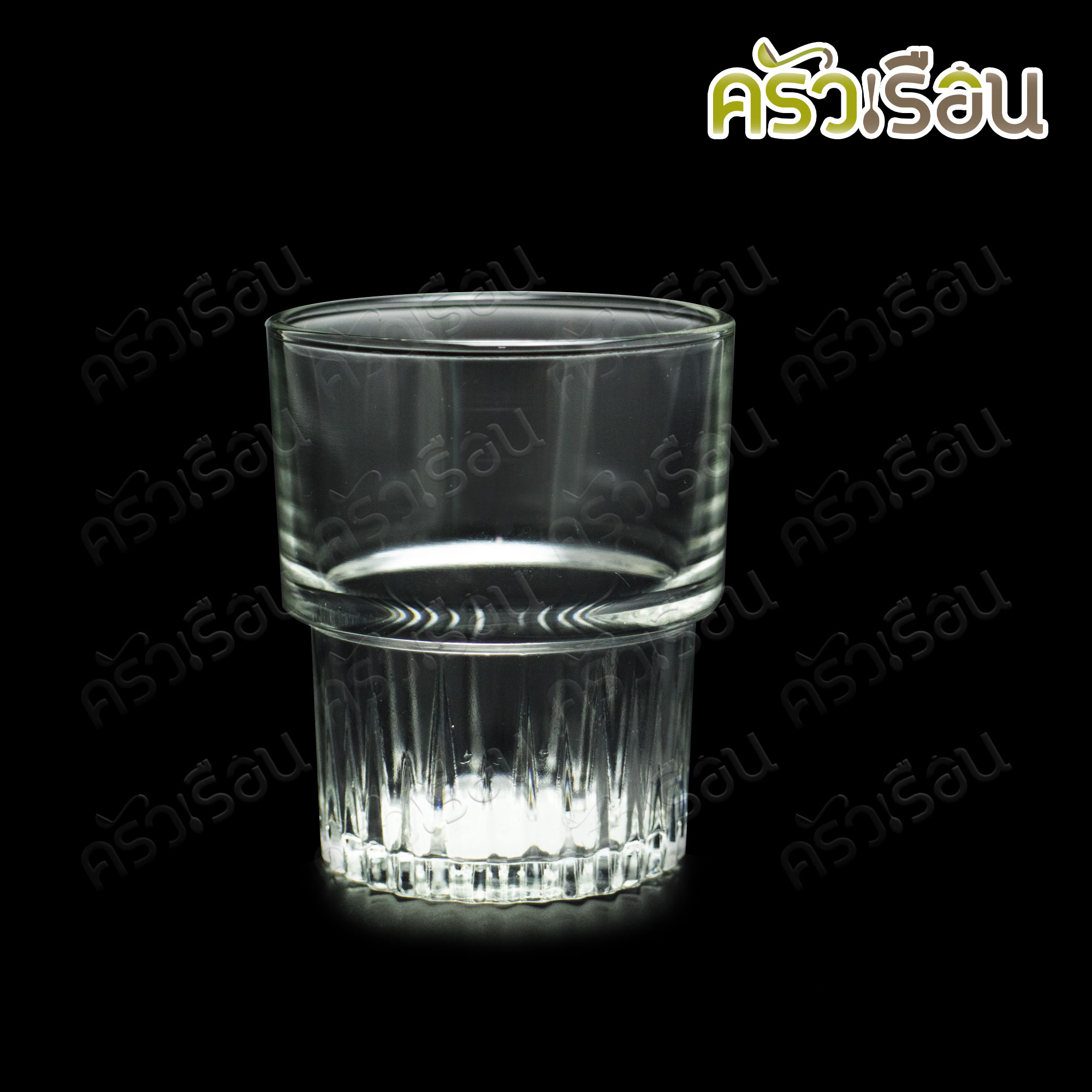 แก้วน้ำ ทรงซ้อน ก้นเข็ม 7 ออนซ์ / 200 ml. #558 Stackable Tumble TD 71 x BD 87.5 mm.