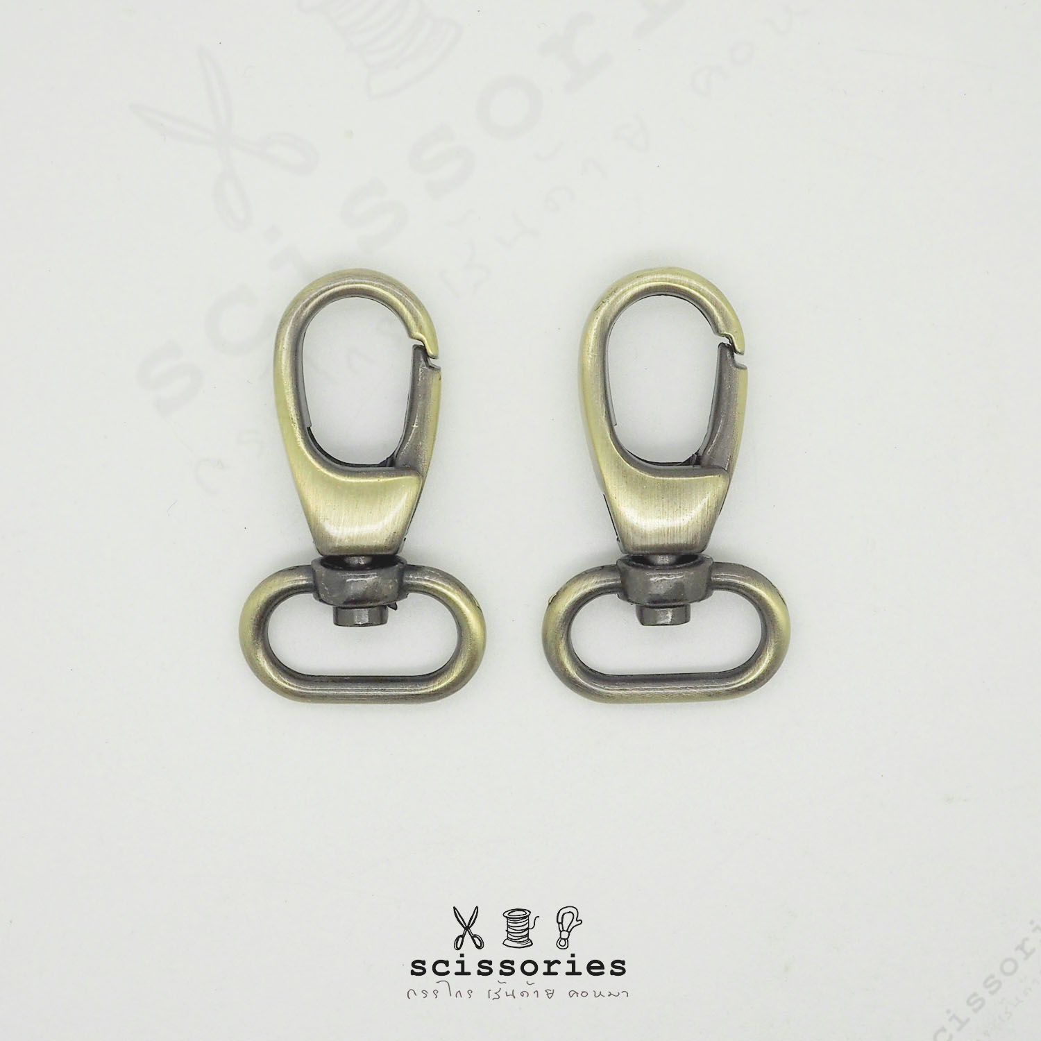 คอหมา 1.3cm 5 หุน สีเหลืองปัด/2 ตัว