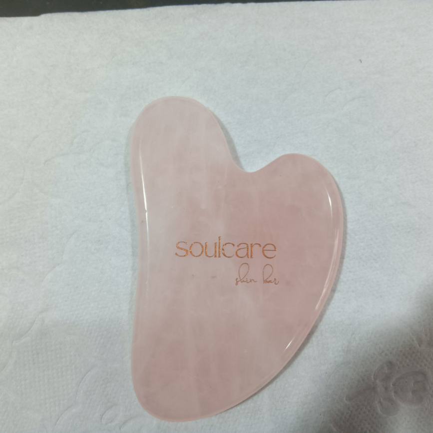 ผลิตตามออร์เดอร์เซทลูกกลิ้ง+กัวซาแผ่น V shape+โลโก้+สลักแบรนด์ (Make to Order Flip Cover Box+Facial Roller+Gua Sha Broad+Logo)