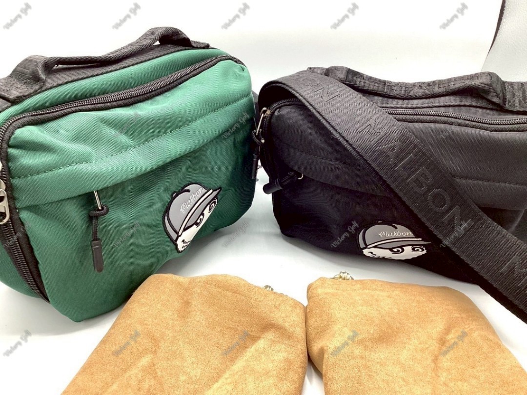 Pouch Slim light Malbon Black Color