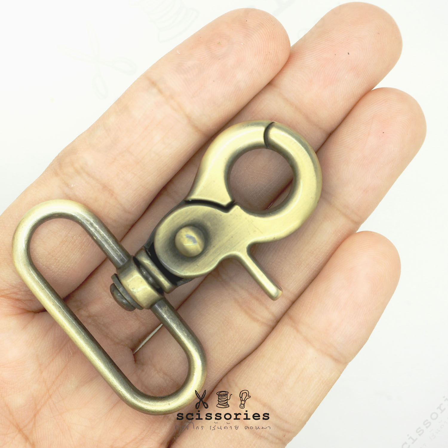 คอหมา 1.5" สีเหลืองปัด/2 ตัว