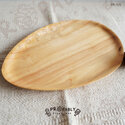 พร็อพถ่ายรูป prop ของตกแต่ง จานรูปไข่ จานไม้ จานใส่ขนม