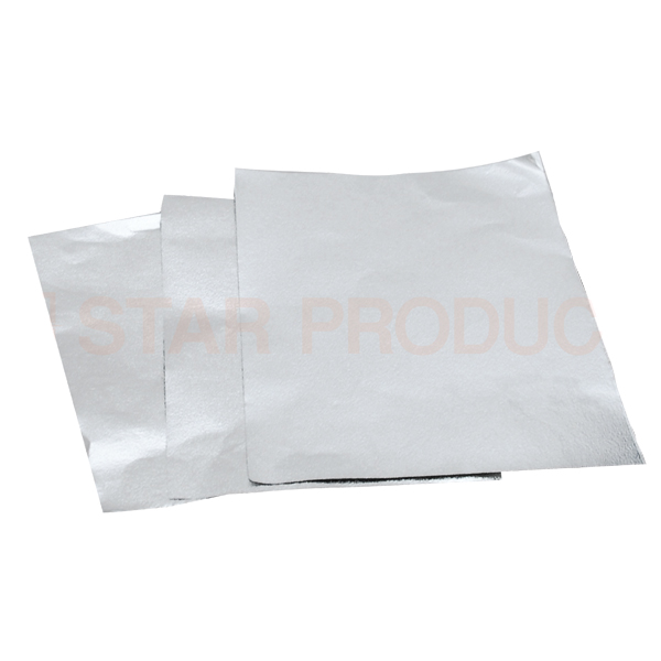 STAR PRODUCTS อลูมิเนียมฟอยล์ ห่ออาหาร ตัดแผ่น ขนาด 30 x 30 ซม.จำนวน 200 แผ่น