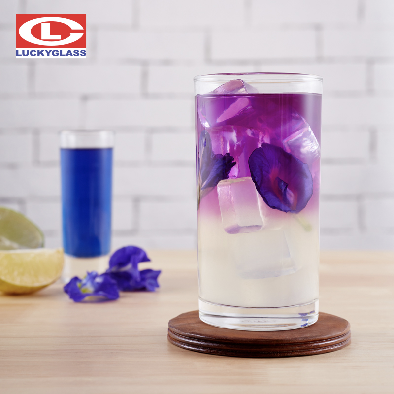 LUCKY GLASS [ยกโหล=12ใบ] แก้วน้ำ 8.7 ออนซ์ / 250 ml. LG-103009 (30) Classic Tumbler TD 6.3 x BD 5.5 x H 12 cm.