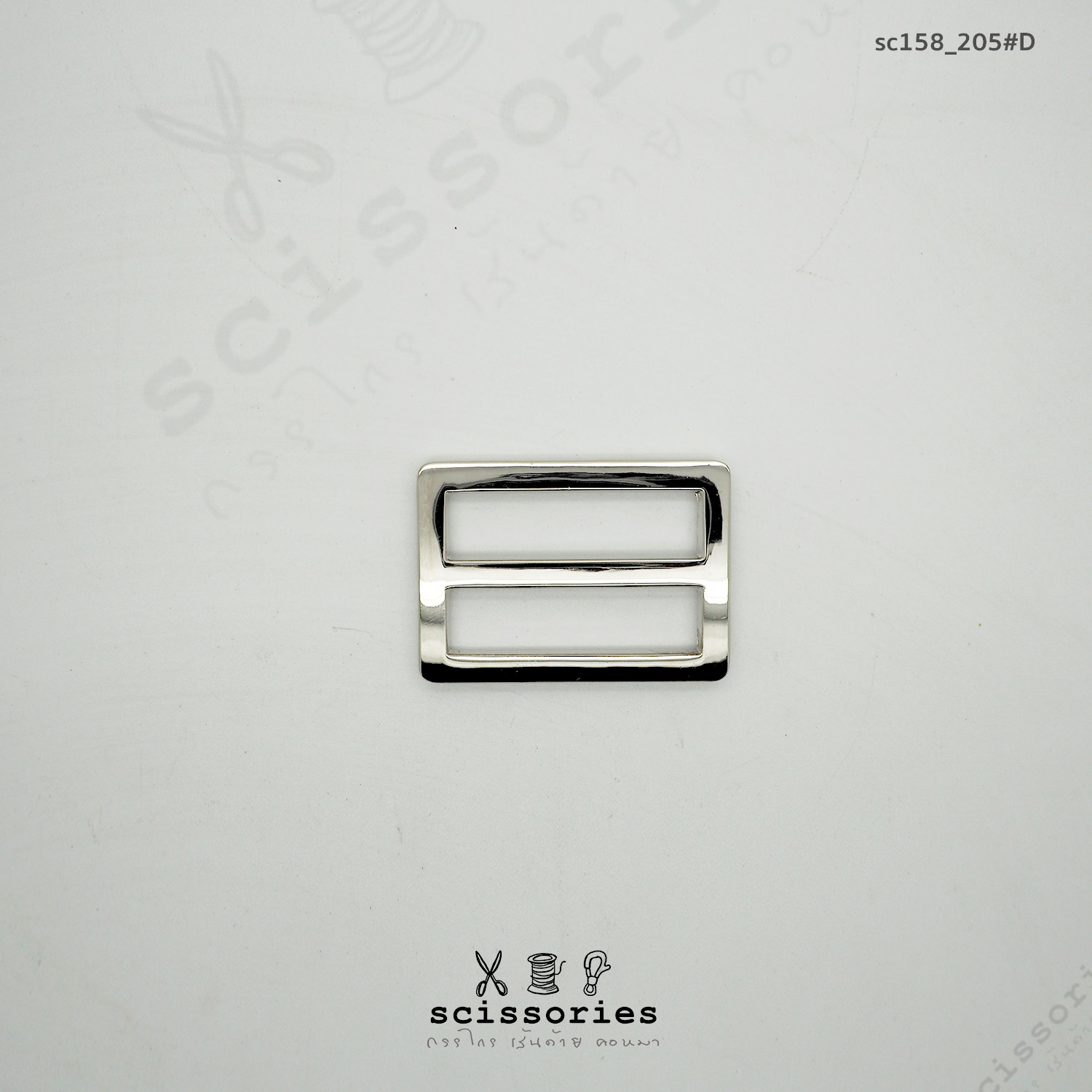 ตัวเลื่อน 1.2 นิ้ว สีเงิน Silver /2ตัว