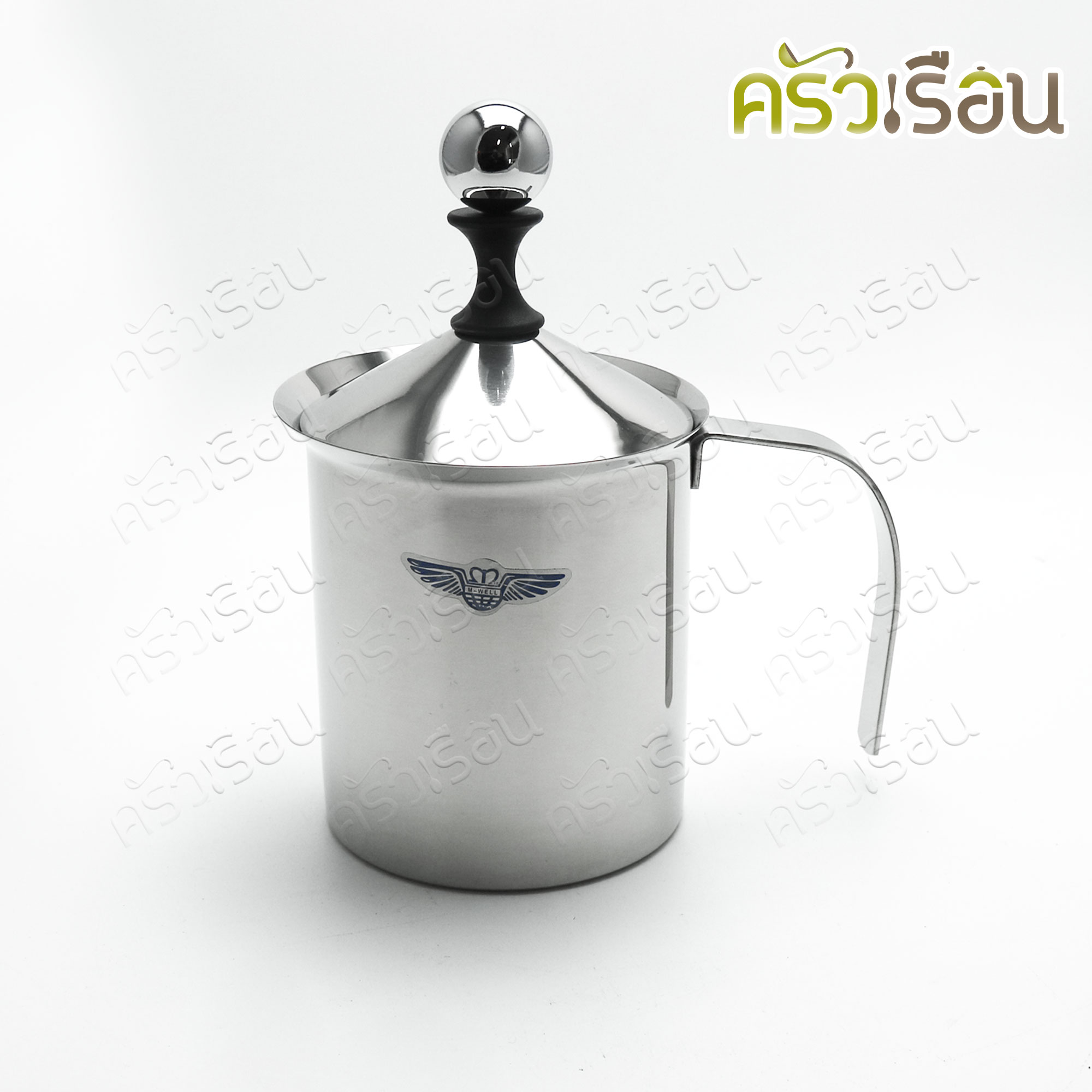 M-WELL โถตีฟองนม สเตนเลส [ ราคาต่อใบ ] ถ้วยตีฟองนม