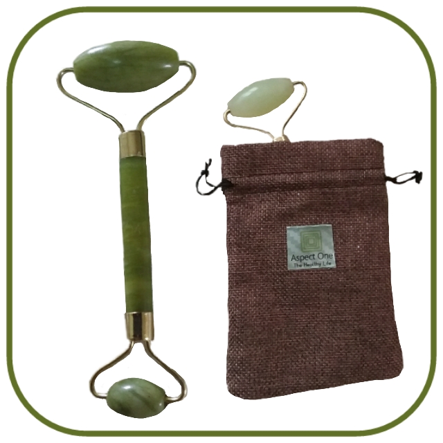 กัวซาลูกกลิ้งหยก (Jade Roller Gua Sha)
