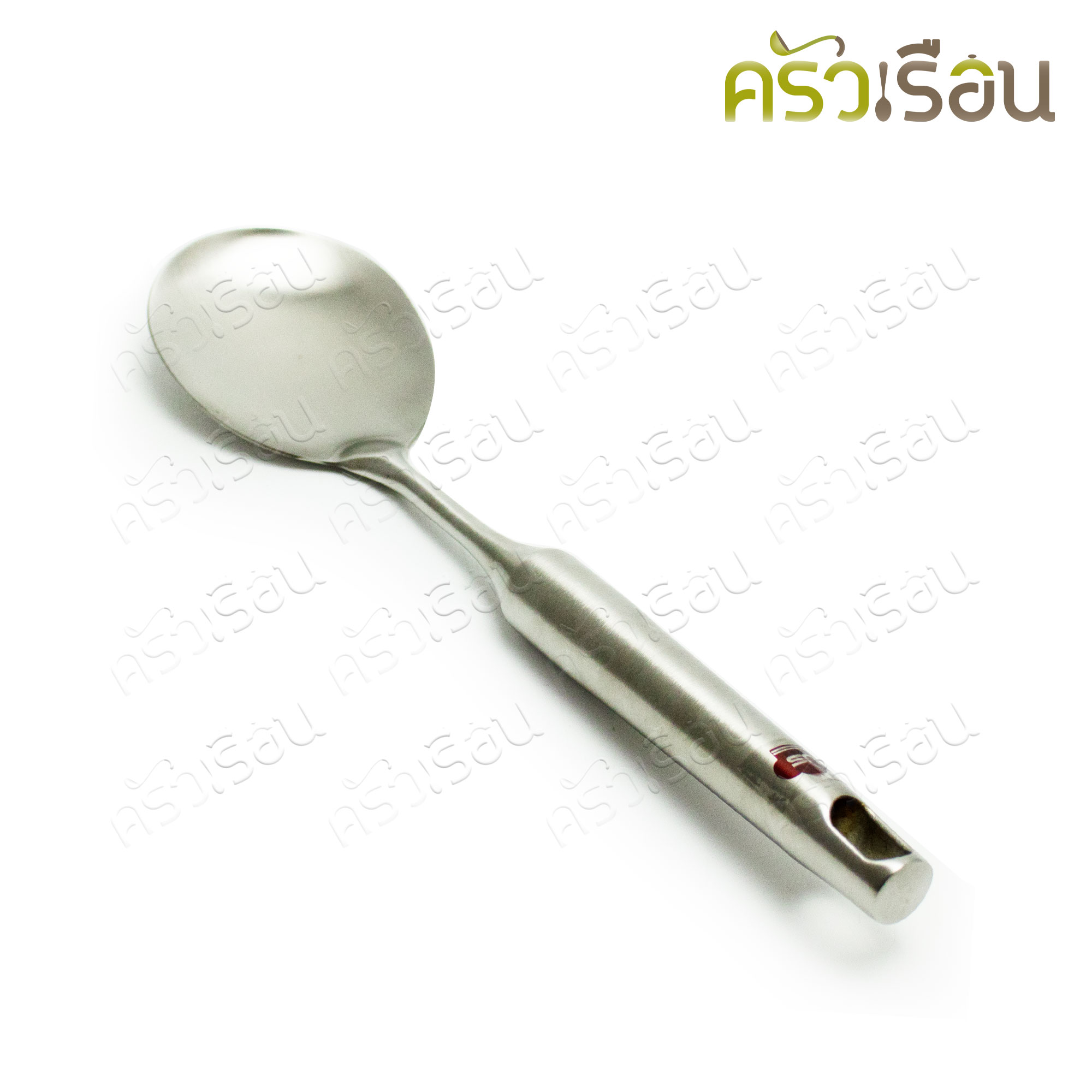 US ทัพพี ด้ามสเตนเลส กลม 7.5 x 29.5 ซม. AS-41