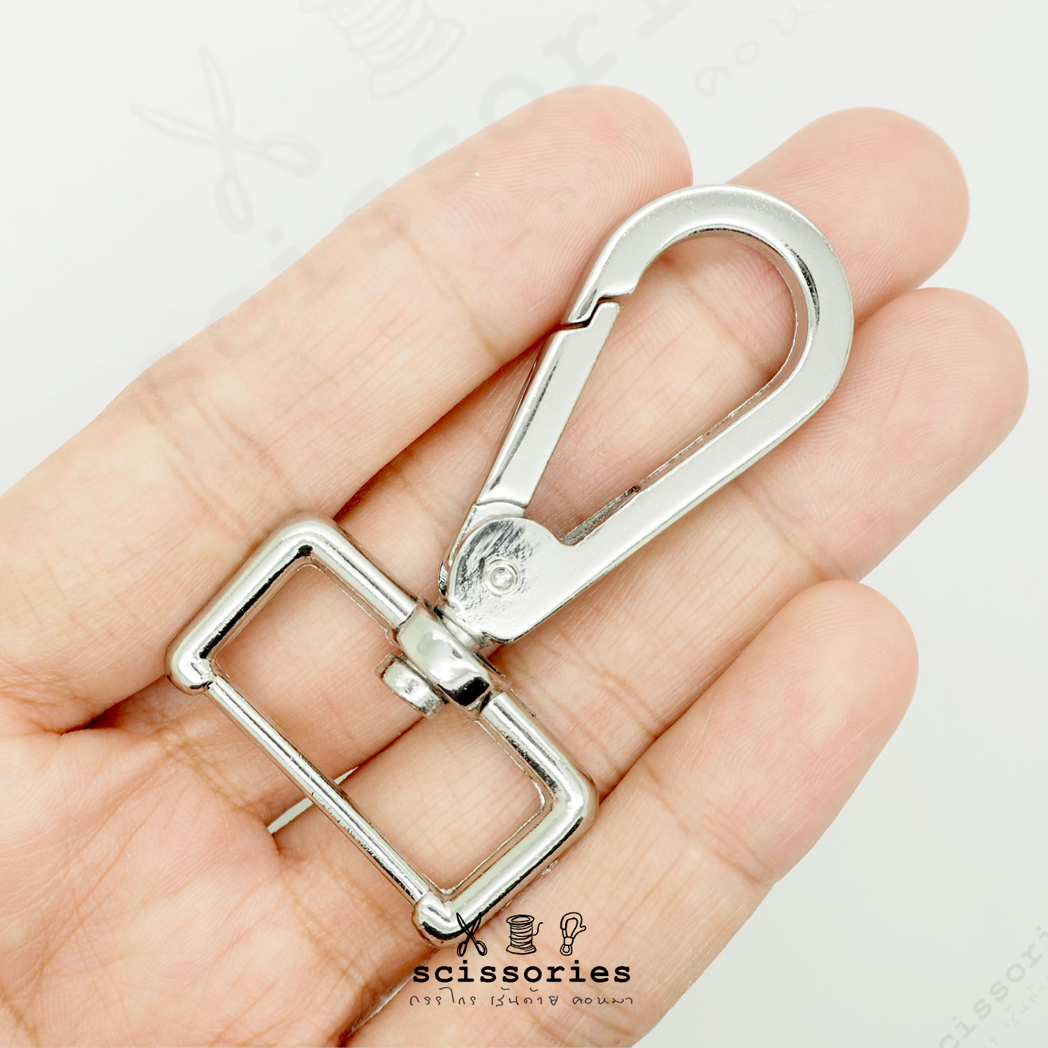 คอหมา 1 in สีเงิน/2 ตัว