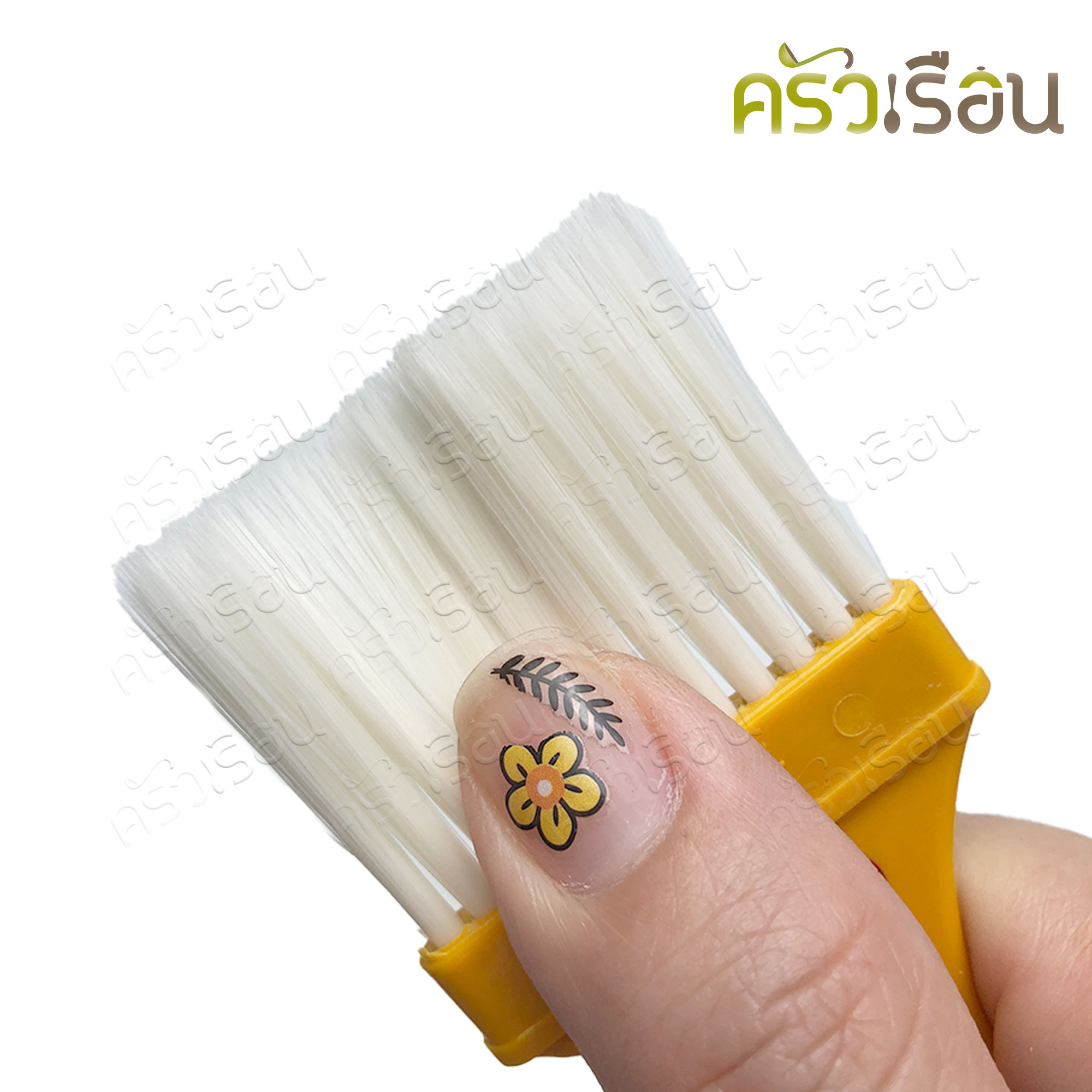 US แปรงทาเนย 4.5 x 15.5 x 0.4 ซม.ด้ามเหลือง แบบบาง BS-B45