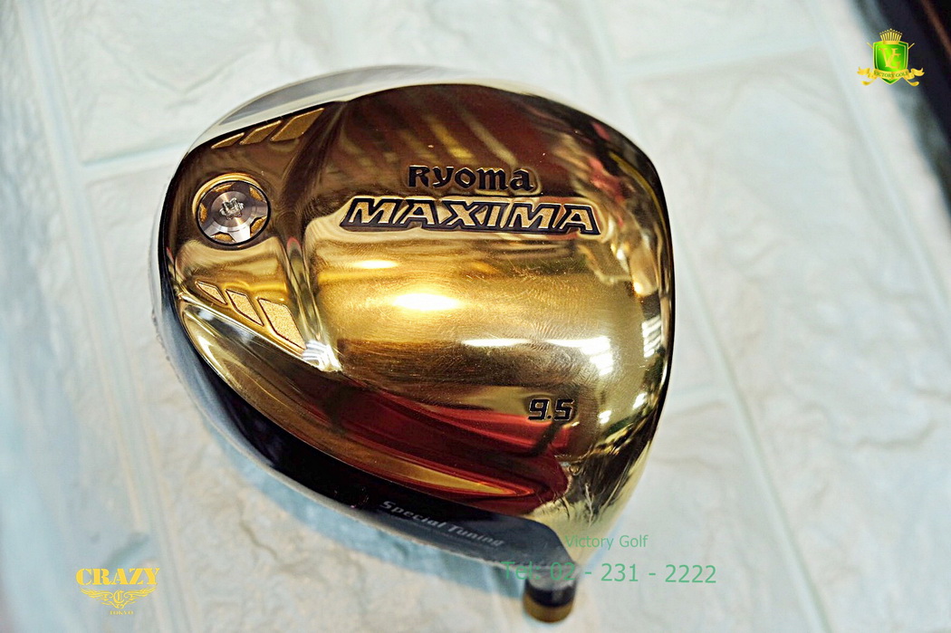 Head RYOMA MAXIMA Special Tuning Driver Gold IP(Guarantee 1 year) หน้าเด้ง ขายดีสุด