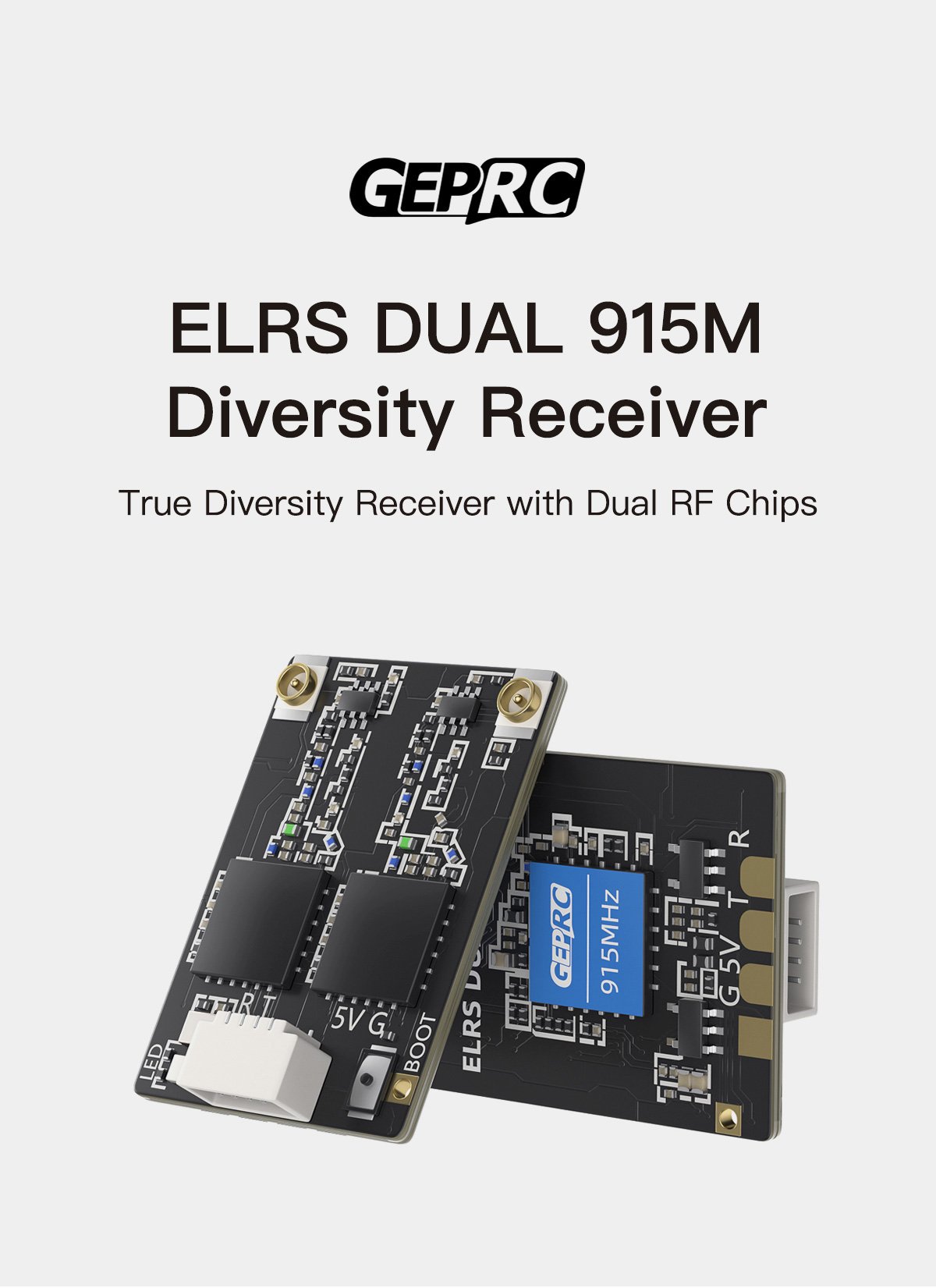 GEPRC Receiver รีซีพ ELRS915 ExpressLRS ELRS DUAL Diversity & Nano 915M PA500 อุปกรณ์โดรน Drone