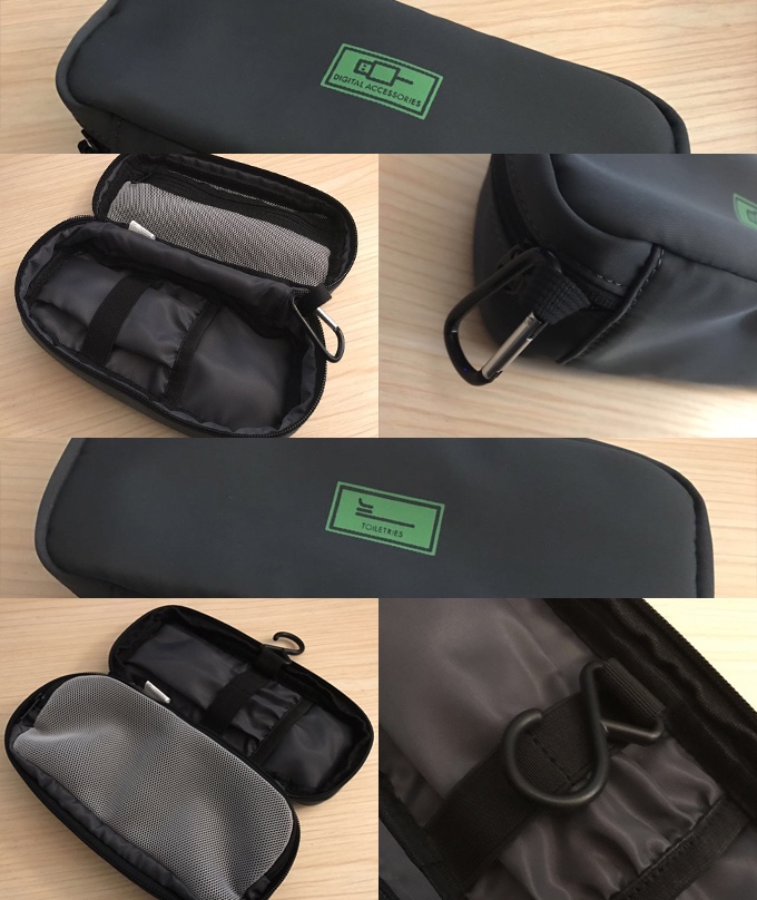 กระเป๋าสะพายหลัง ClickPack Pro กระเป๋ากันขโมยกันกรีด สีดำเทา