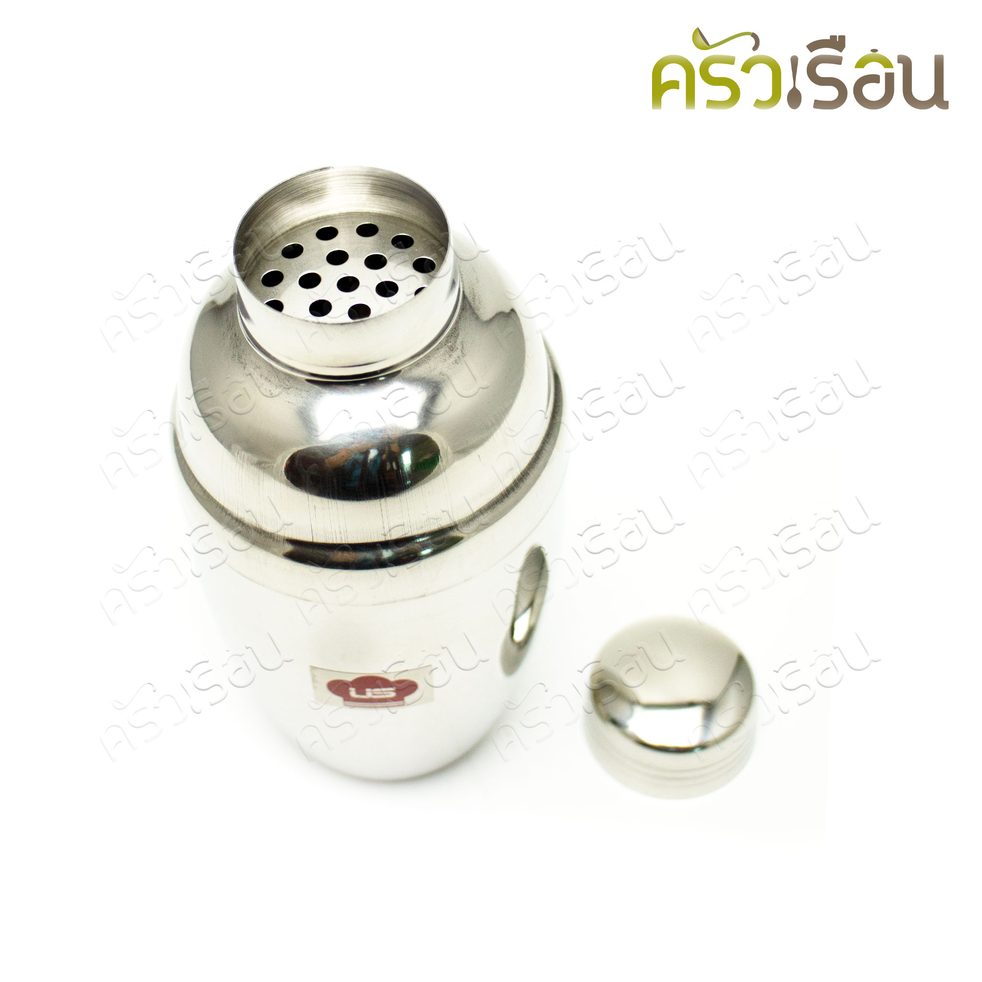 US เชคเกอร์ ผสมเครื่องดื่ม สเตนเลส 350 มล. 7.5 x 16.5 ซม. SS-350 shaker bottle ขวดเชค