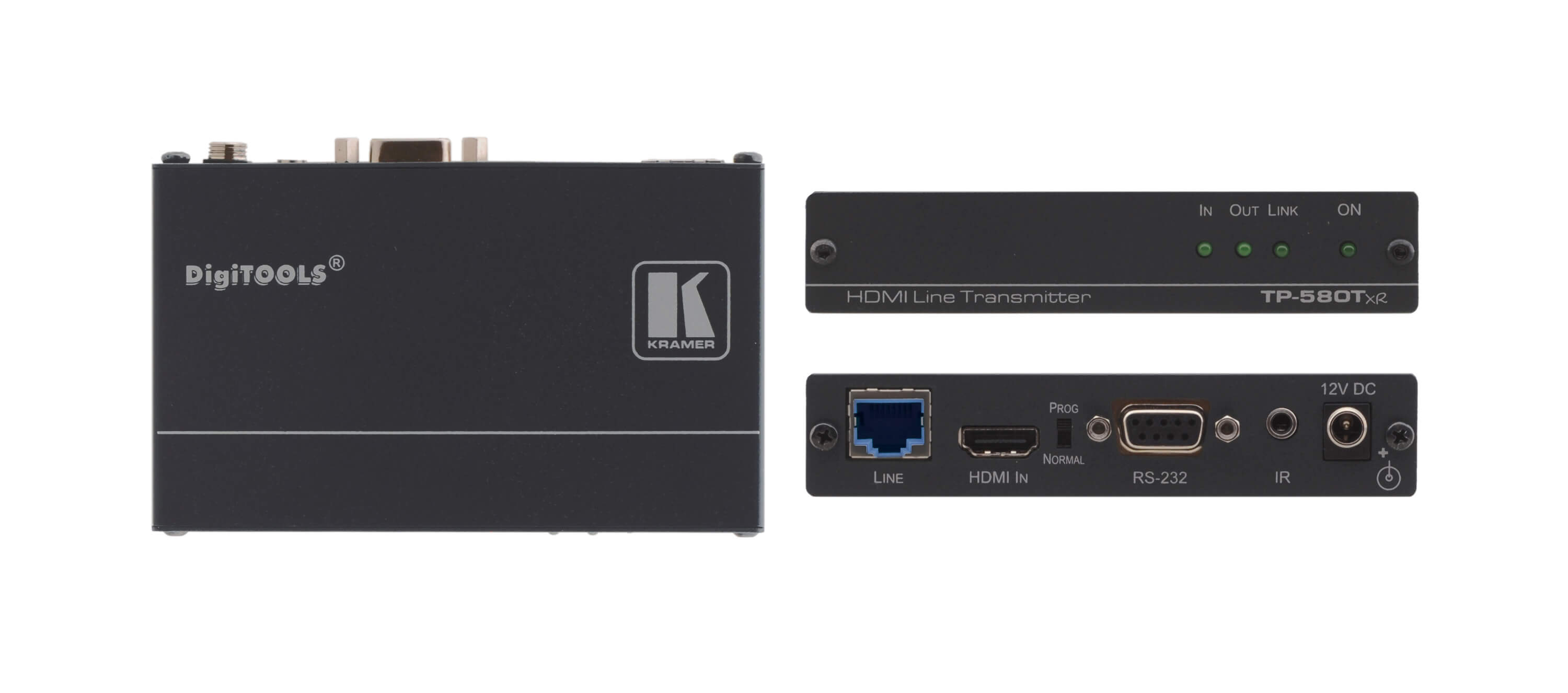 Kramer TP-580Txr 4K60 4:2:0 HDMI HDCP 2.2 Transmitter with RS–232 & IR over Extended–Reach HDBaseT