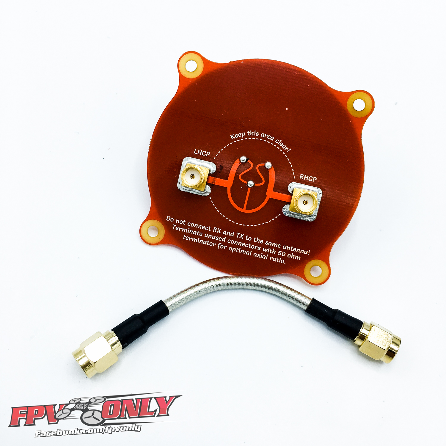 Pagoda Antenna 5.8 Antenna Pagoda Pro Hybrid Triple Feed Patch FPV Transparent Flat Panel Antenna