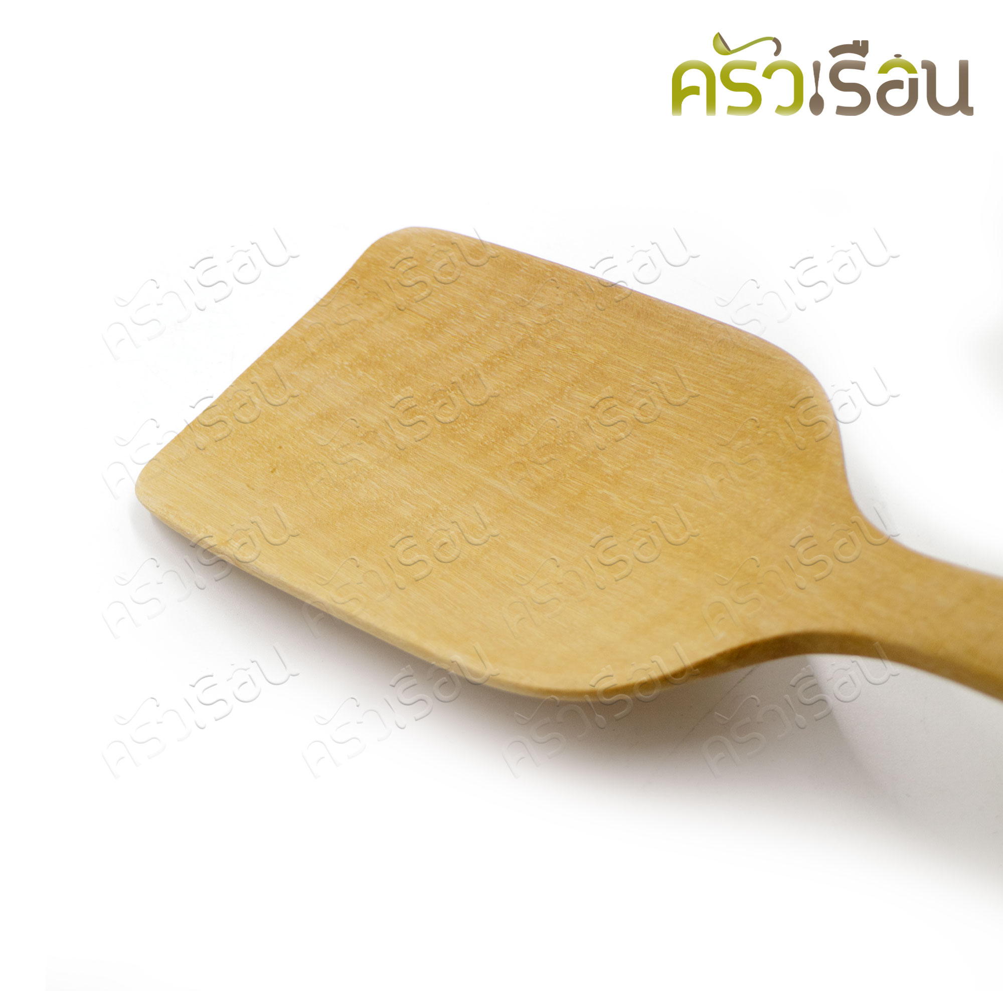 CPK, large solid wooden turner, length 38 x width 8.5 cm.