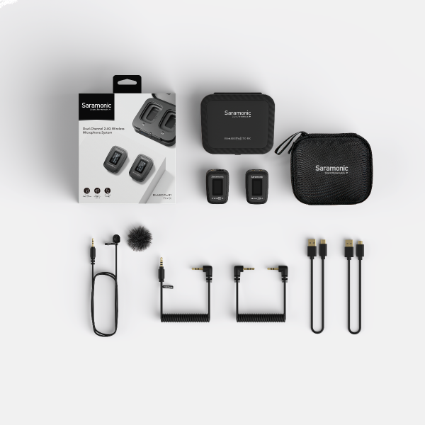 Saramonic Blink500 Pro B1ไมโครโฟนไร้สาย คลื่น2.4GHz สำหรับกล้องและสมาร์ทโฟน (1ตัวรับ1ตัวส่ง)