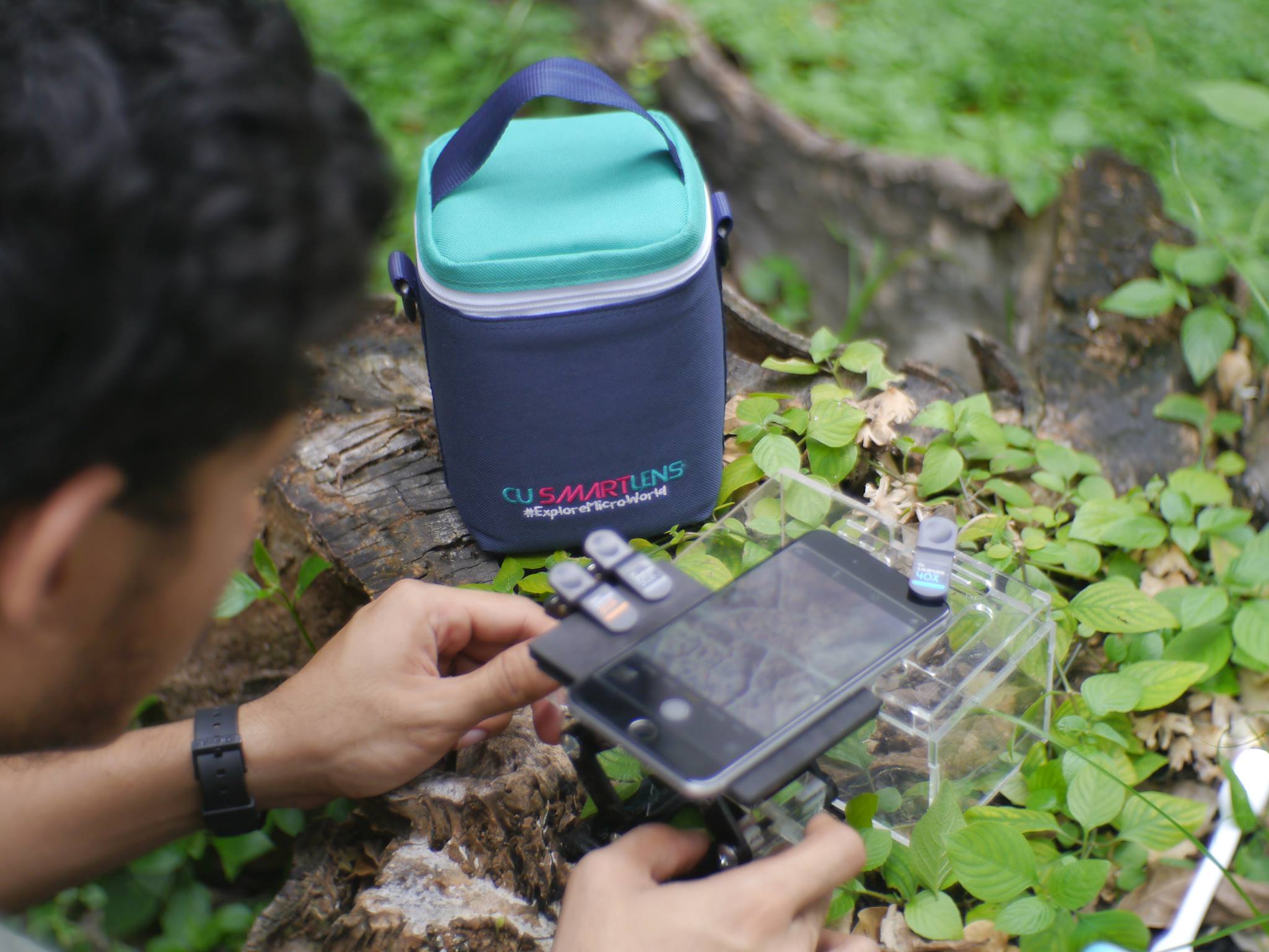 CUsmartlens Complete Set (เลนส์ขยาย เปลี่ยนมือถือเป็นกล้องจุลทรรศน์)