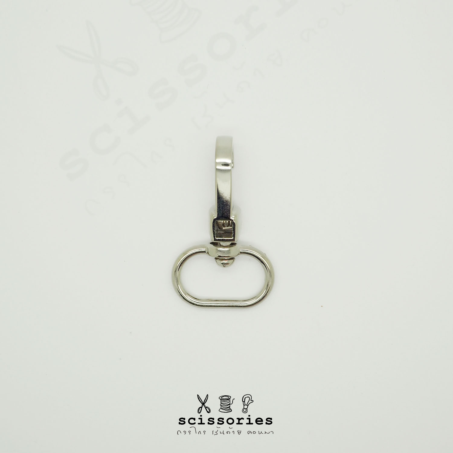 คอหมา6หุน 0.75"สีเงิน/2ตัว