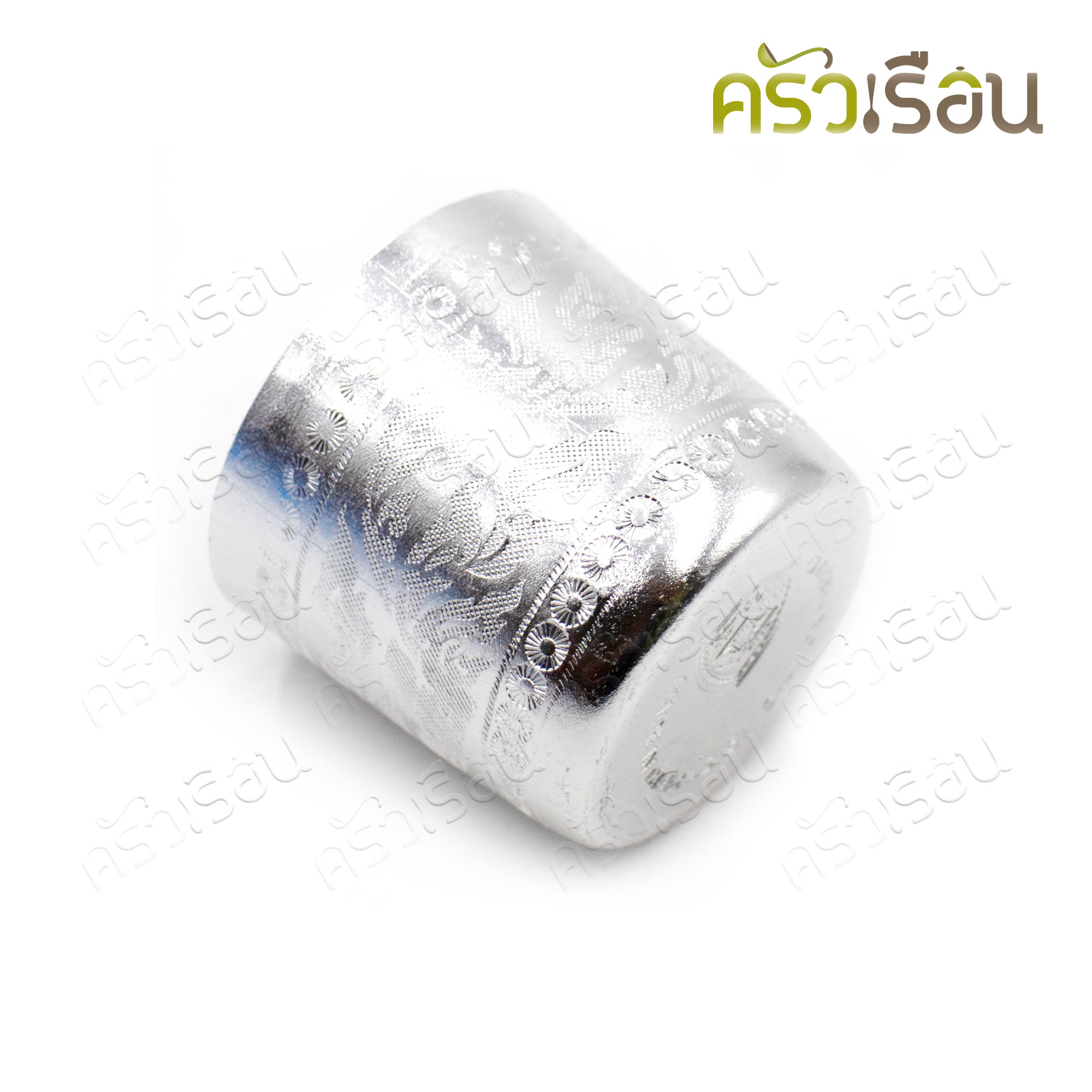 Diamond Brand เชี่ยนหมาก อลูมิเนียม สีเงิน ตราเพชร สำหรับใส่อาหาร หรือ หมาก