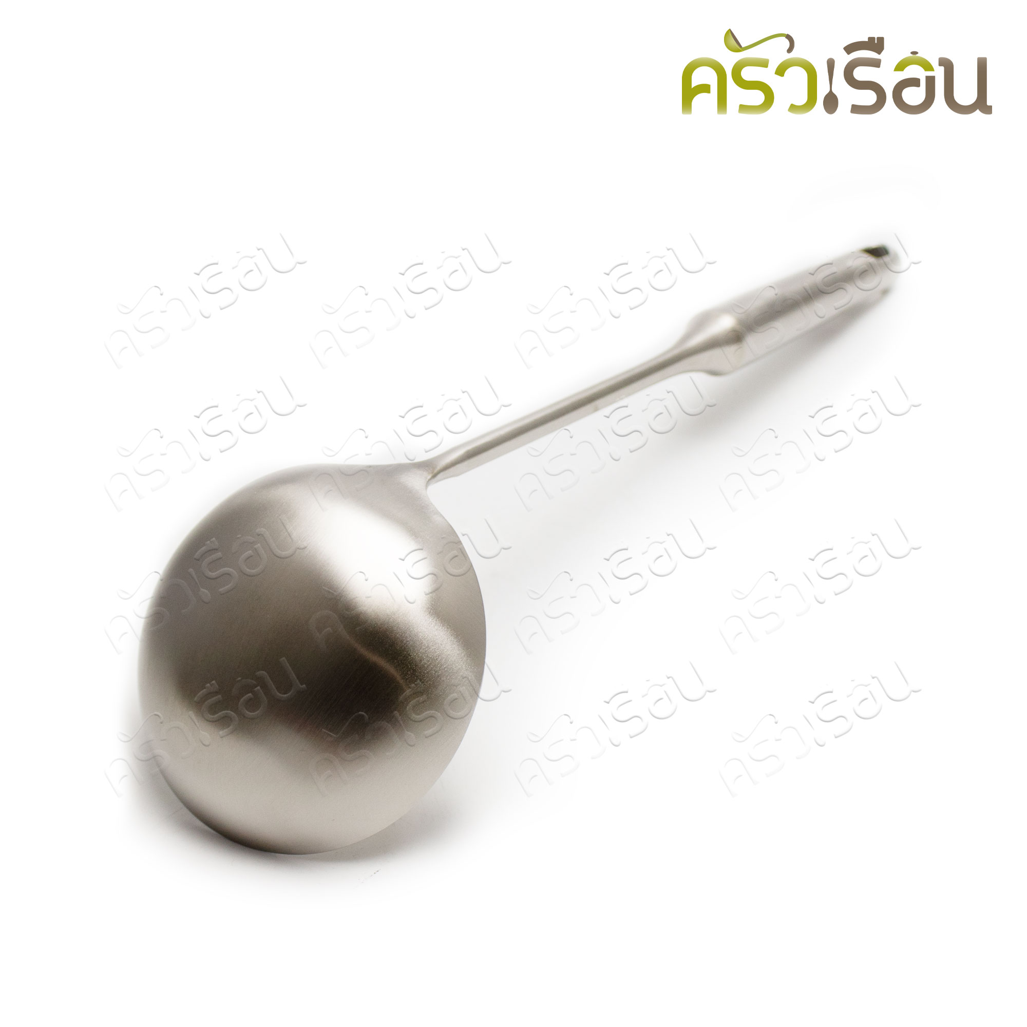 US กระบวยซุป สเตนเลส 36 ซม. วัดจริง 10 x 35 ซม. AS-40 กระบวยสเตนเลส ที่ตักแกง