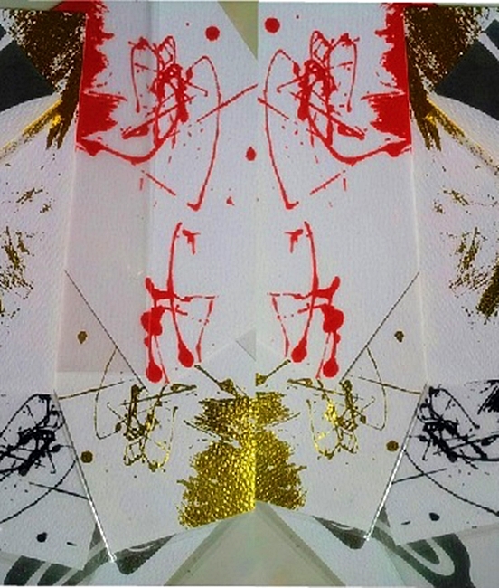 รับพิมพ์การ์ดอวยพร พิมพ์กำมะหยี่ หลากสี ลายนามธรรม สำหรับคนสบายสไตล์เซอร์ๆ