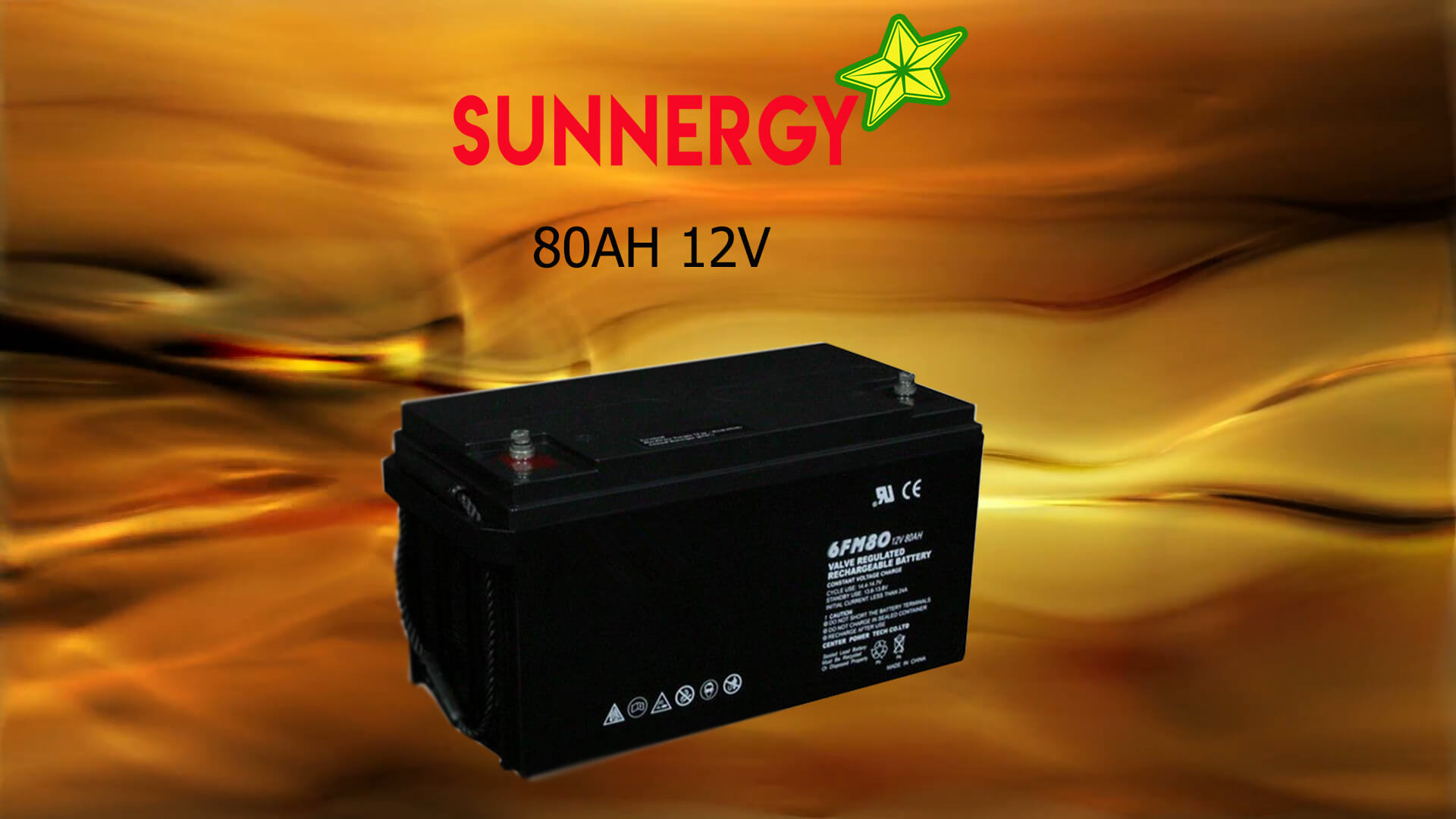 แบตเตอรี่ DEEP CYCLE 80AH 12V