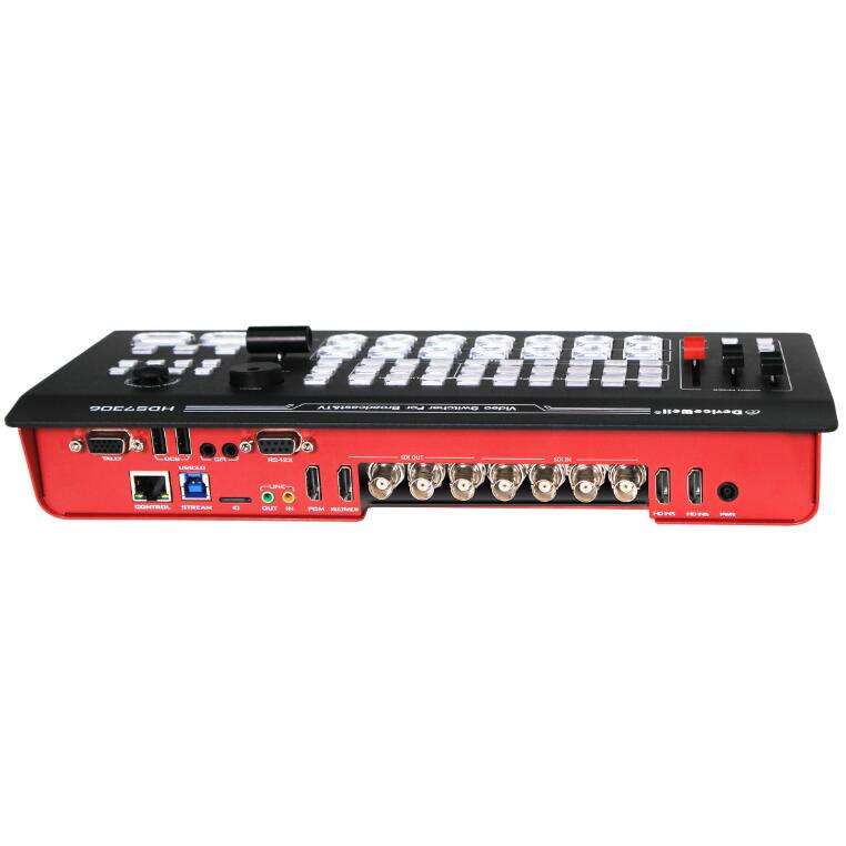 DeviceWell HDS7306: เครื่องสลับสัญญาณวิดีโอ Full HD 6 ช่อง แบบ All-in-One พร้อม Live Streaming, บันทึก และ T-Bar