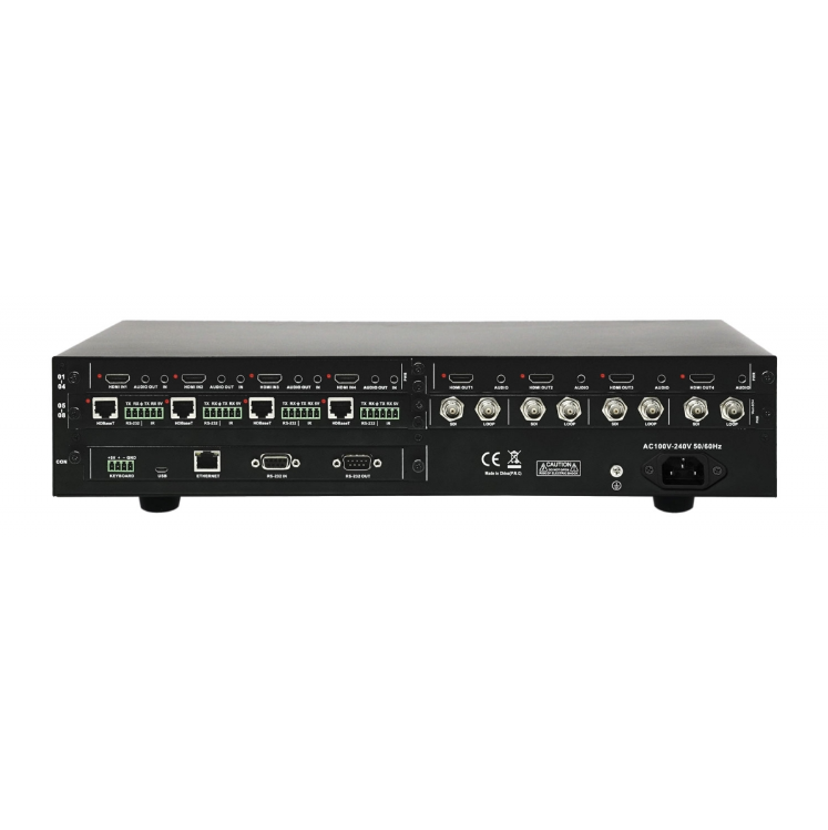 8 IN 8 OUT DRAG & DROP VIDEO WALL CONTROLLER WITH PREVIEW CARD SUPPORT