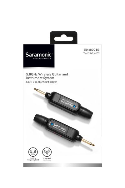 Saramonic Blink800 B3 ไมโครโฟนไร้สาย คลื่น 5.8 GHz (1ตัวรับ1ตัวส่ง)
