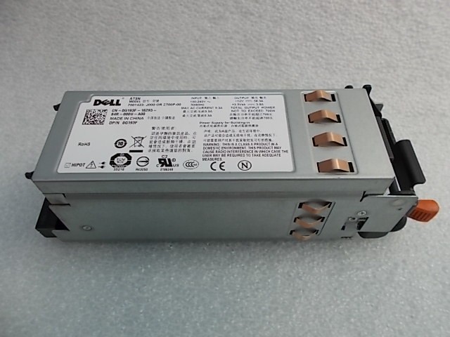 (TP491) ขาย - จำหน่าย - จัดซื้ออะไหล่ - ราคาถูก Dell PE Hot Swap 700W Power Supply