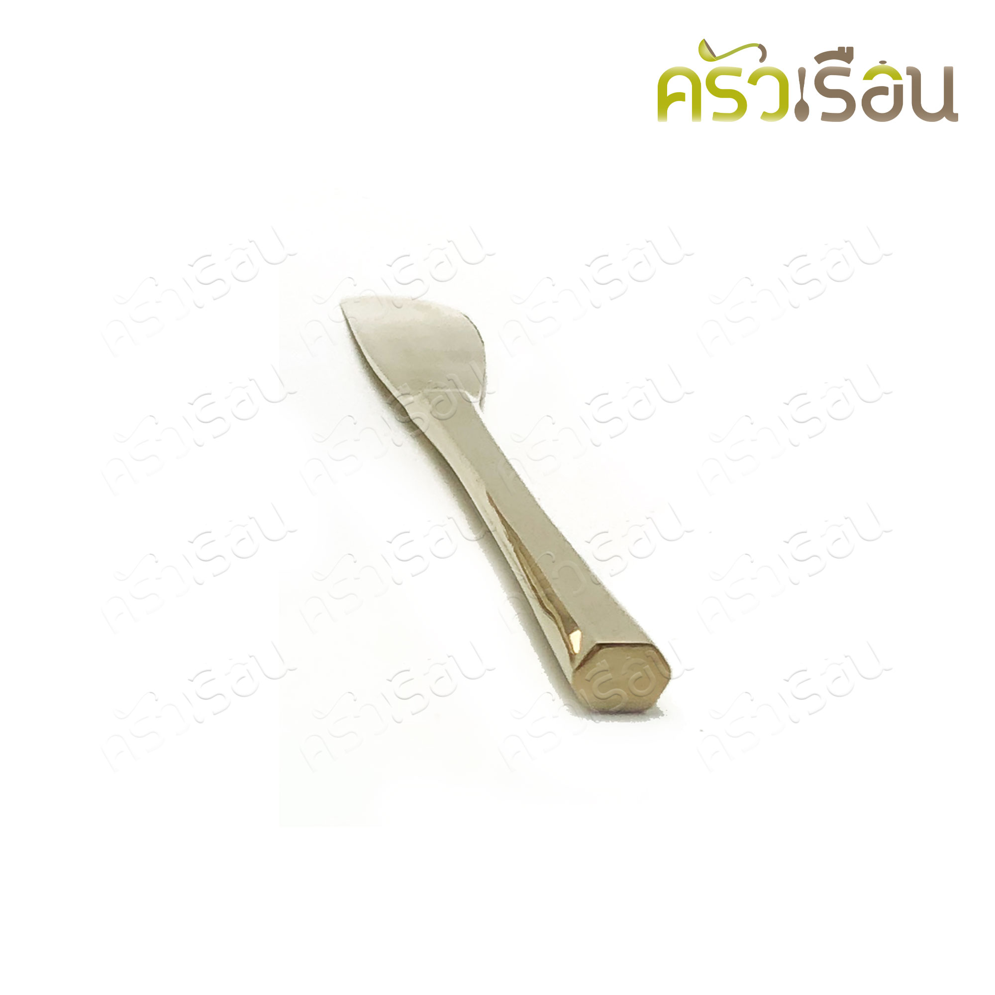BRASS dinner knife, real brass, hexagonal handle, 21.5 cm, steak knife.