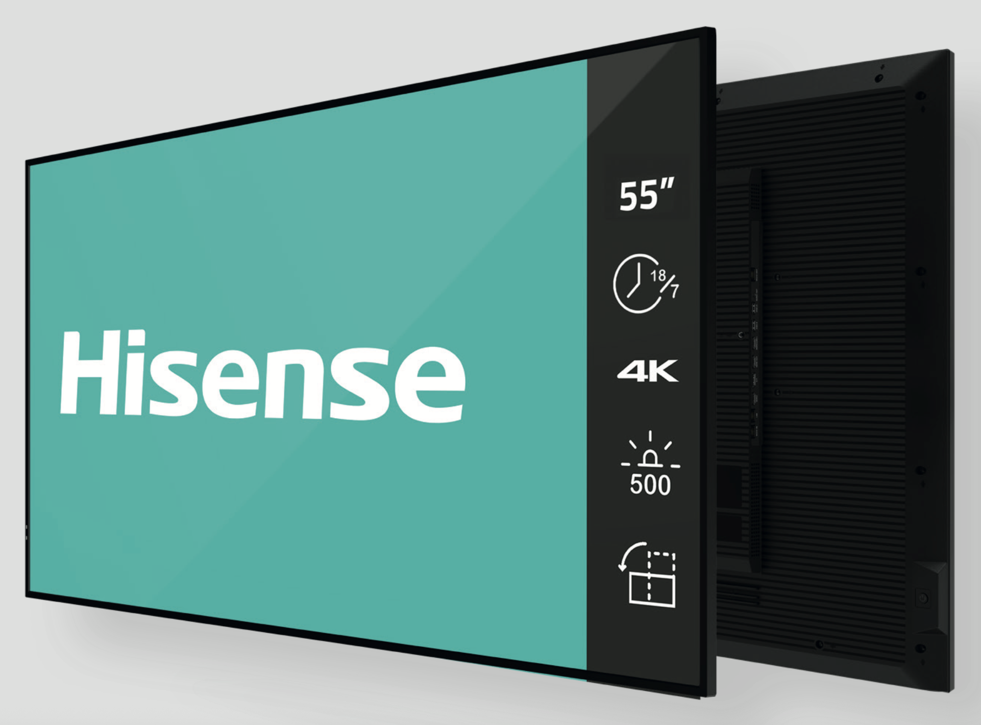 Hisense 55GM50D: จอแสดงผล Digital Signage ขนาด 55 นิ้ว 4K UHD สำหรับการใช้งาน 18/7