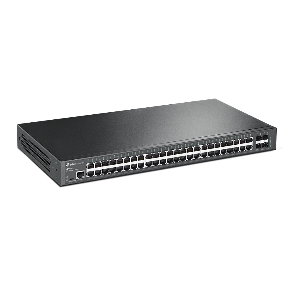 TL-SG3452X JetStream 48-Port Gigabit L2+ Managed Switch with 4 10GE SFP+ Slots