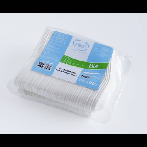 FEST ช้อนสั้น เฟสท์ ไบโอ BSP001 แพ็ค 100 ชิ้น