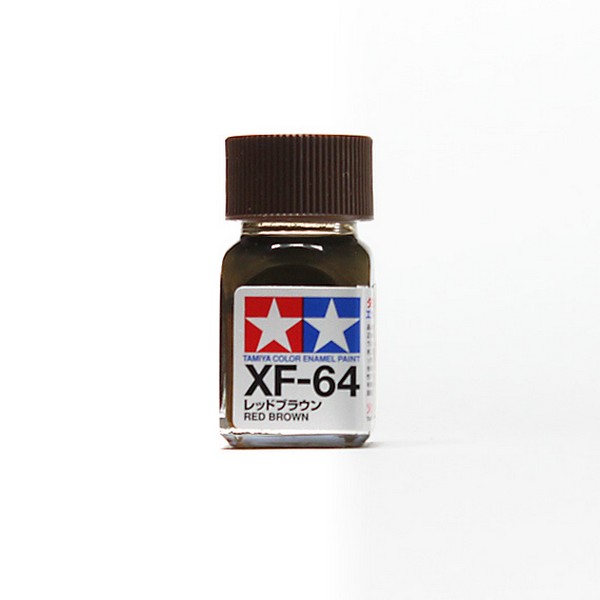 Tamiya Enamel Color 80364 XF-64 Red Brown (Flat) 45135750 Tamiya