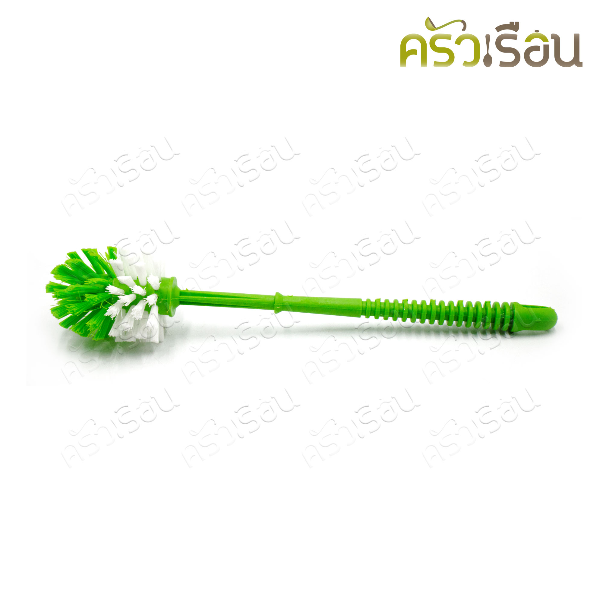 Toilet brush, round head, plastic handle, 38 cm. TB09