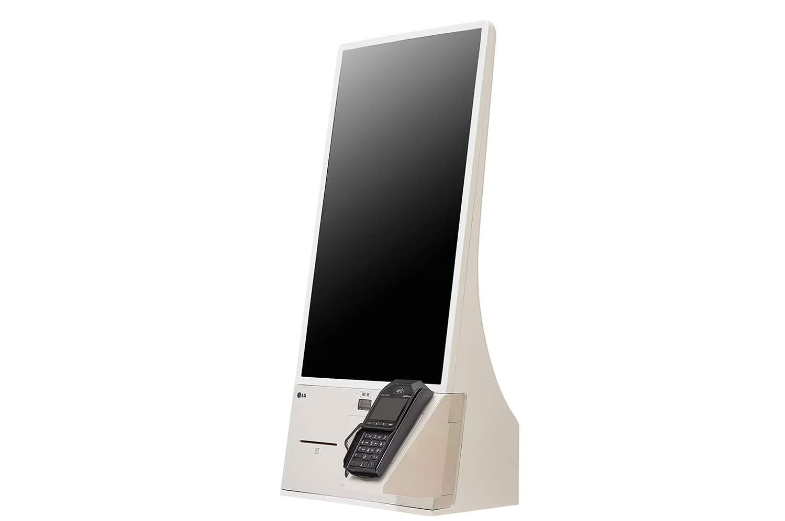 LG 27KC3PK-C - 27 นิ้ว Self-ordering Kiosk (Full HD, Multi-touch, Built-in Printer & Scanner, webOS)