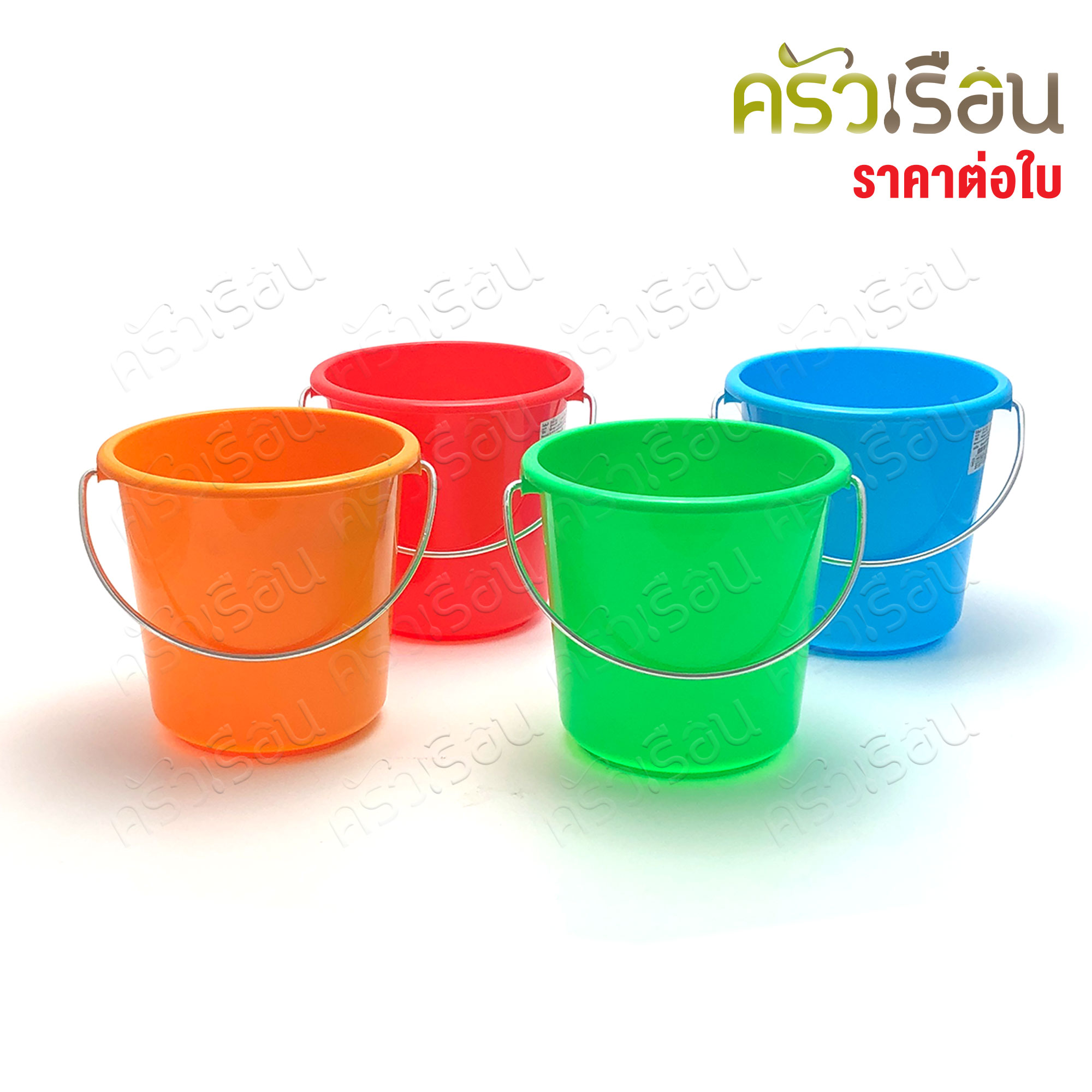 Nam Ngai Hong ถังน้ำแข็ง พลาสติก PP 1.5 ลิตร Ø16 x 13 ซม. [ราคาต่อใบ] ตรากระเช้า 310