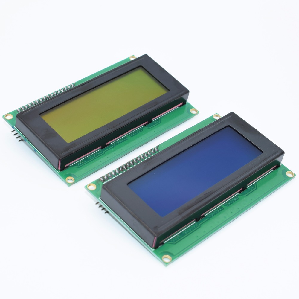 LCD2004+I2C 2004 20x4 2004A Blue screen HD44780 Character LCD /w IIC/I2C Serial Interface Adapter Module (จอสีฟ้า)