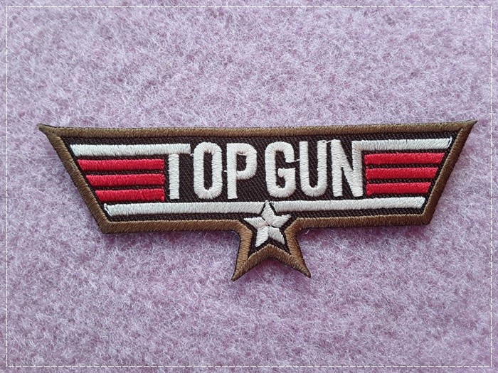 สติกเกอร์รีด Iron on อาร์มชุดทหารสีน้ำตาล