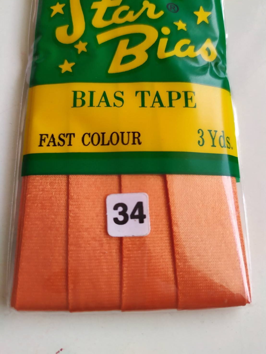 ผ้ากุ๊นซาติน สีส้ม