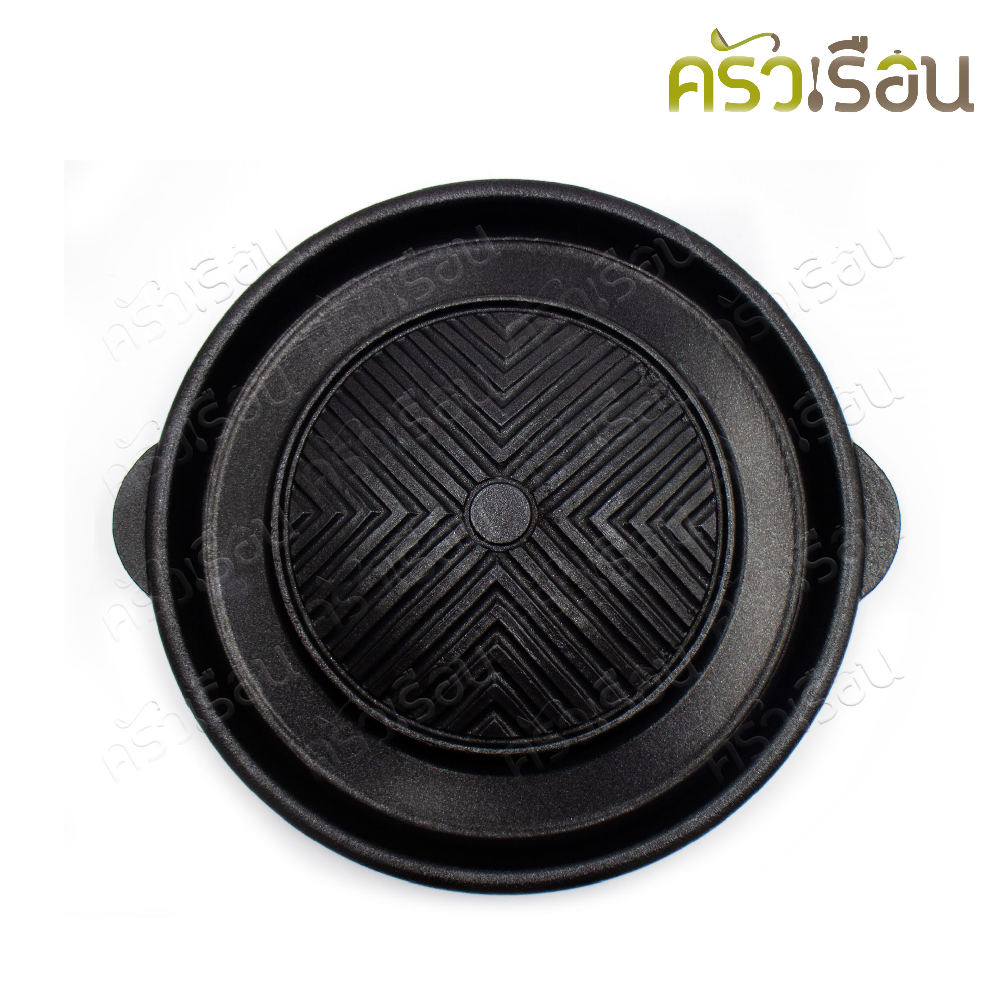 Teflon coated grill pan 32 cm. SH-013, Korean BBQ Grill pan.