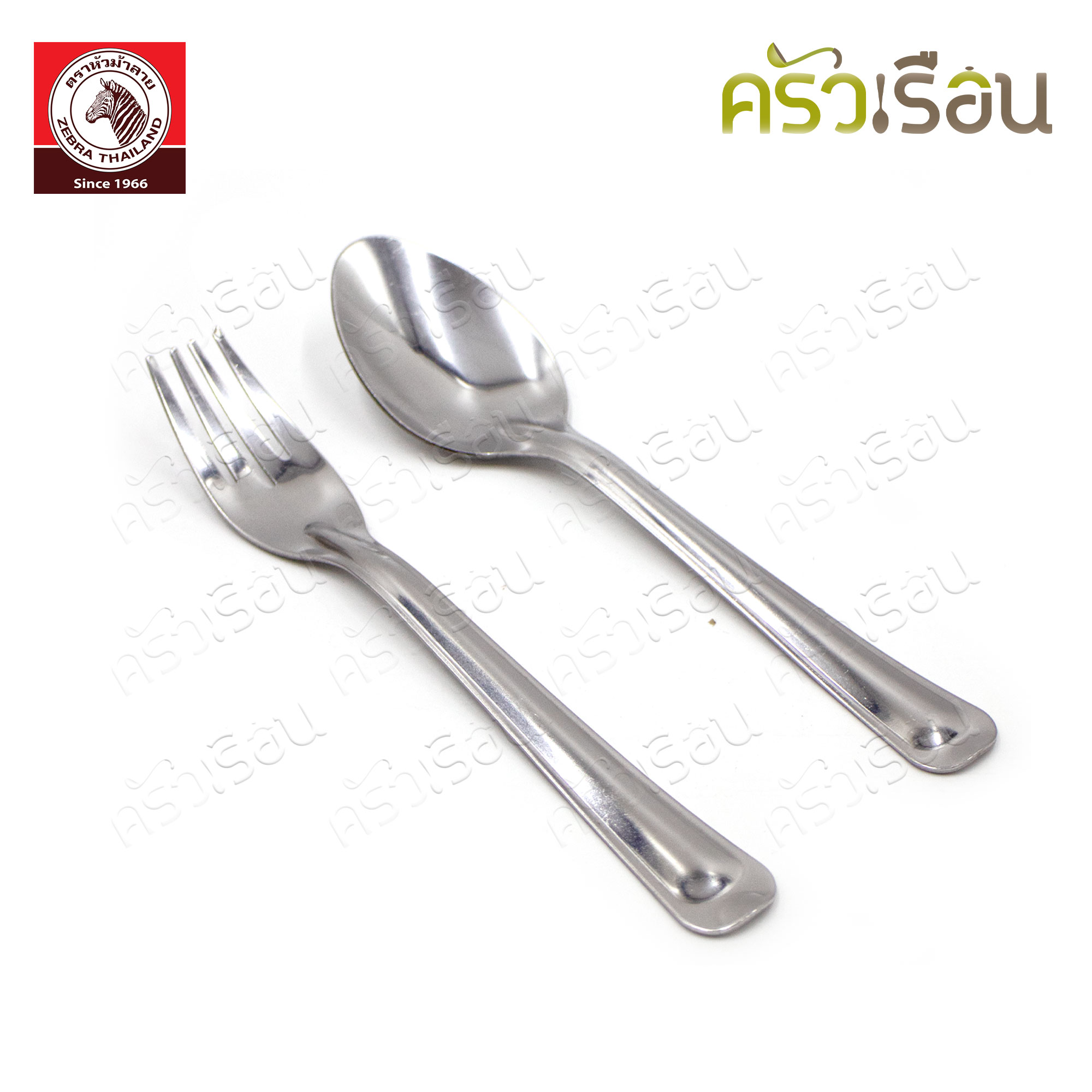 ZEBRA Leelawadee Fork & Spoon Set, stainless steel 430, 6 pairs 100030