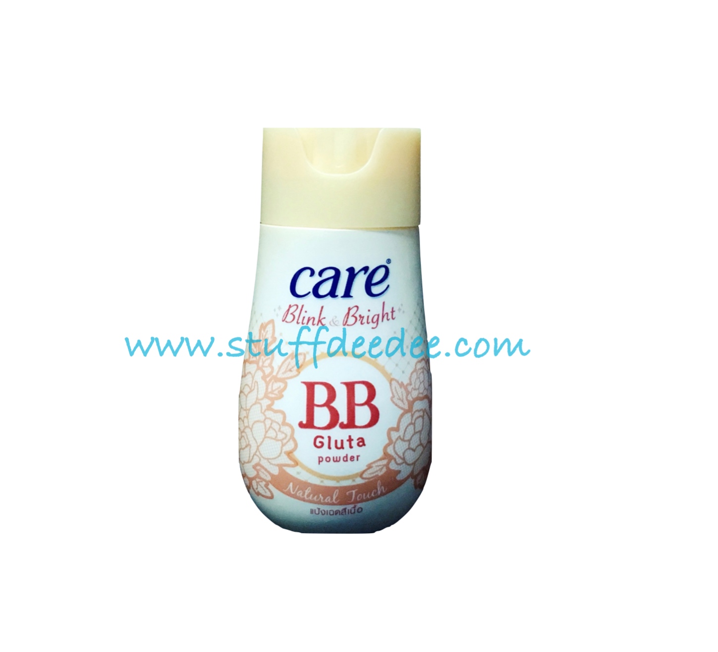 แป้งฝุ่นพกพาผสมรองพื้น Care BB Natural Touch เฉดสีเนื้อ ให้เนื้อเนียนละเอียด ปกปิดรอยสิวฝ้า กระ จุดด่างดำต่างๆ